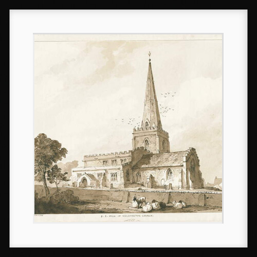Wolstanton Church by Thomas Peploe Wood