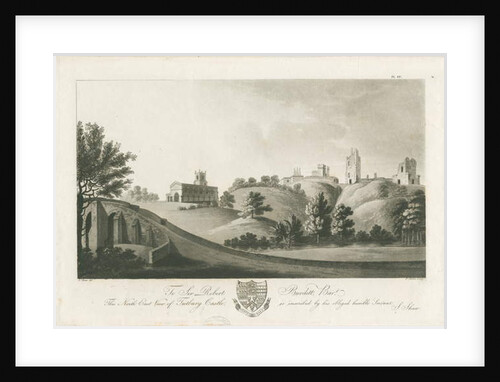 Tutbury Castle - North East View by Stebbing Shaw
