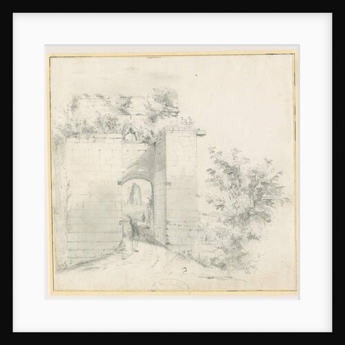 Tutbury Castle - Entrance Gateway by Thomas Peploe Wood