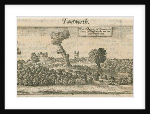 Tamworth - Panorama by William Dugdale