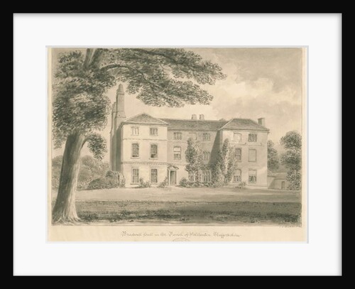Wolstanton - Bradwell Hall by John Chessell Buckler