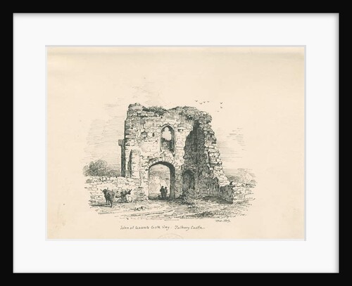 Tutbury Castle - John of Gaunt's Gateway by Thomas Peploe Wood