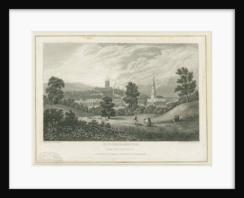 Wolverhampton - Distant view from the Penn Road by Frederick Calvert