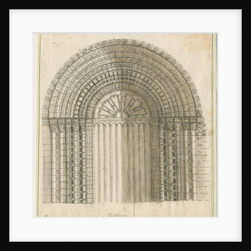 Tutbury Priory Church - Arch in West Door by Stebbing Shaw