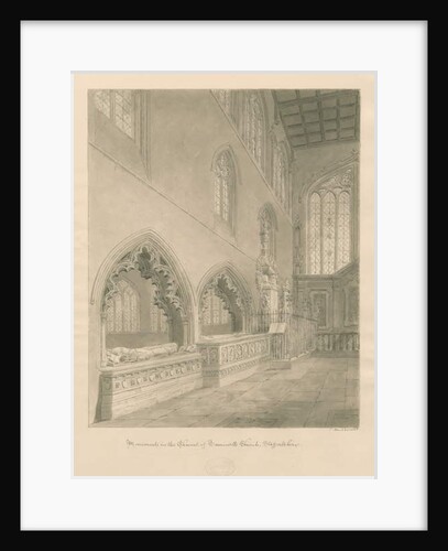 Tamworth Church - Monuments by John Buckler