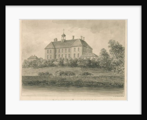 Tamworth - The Workhouse: sepia drawing, 1838 by John Buckler