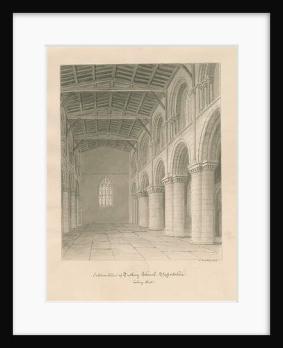Interior of Tutbury Priory Church by John Buckler