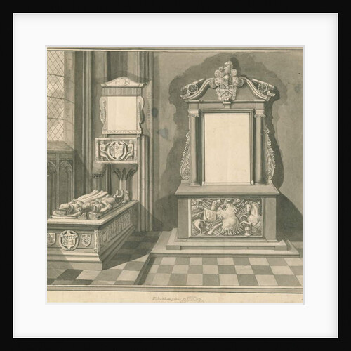 Wolverhampton - Tombs of Thomas Lane and John Lane in St. Peter's Church by Stebbing Shaw