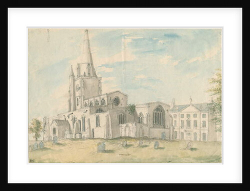 Uttoxeter Church [Old] by Stebbing Shaw