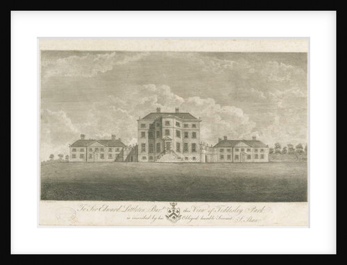 Teddesley Hall: engraving, nd [late 18th cent] by School English