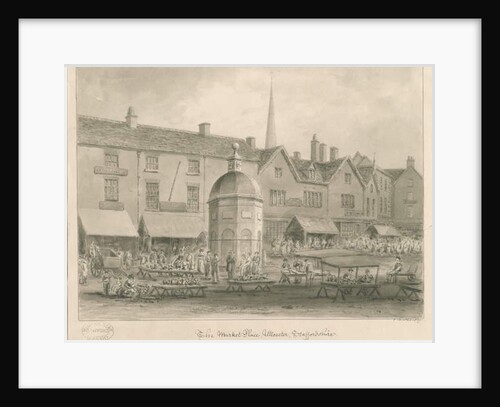 Uttoxeter Town - Market Place by John Buckler