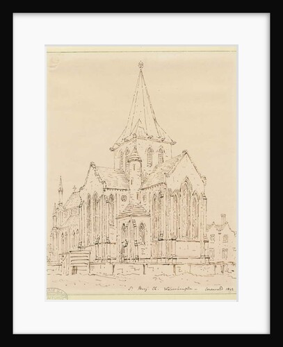 Wolverhampton - St. Mary's Church by Thomas Peploe Wood