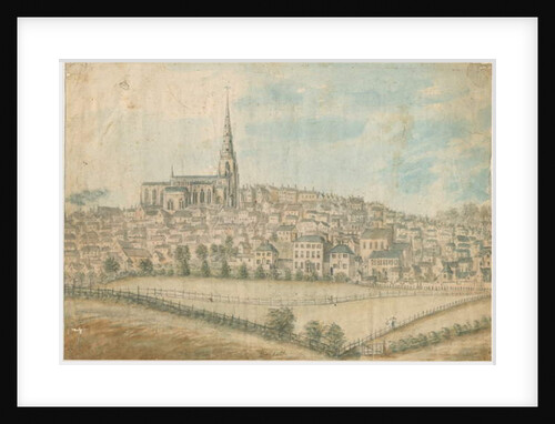 Walsall Town - North West View by Stebbing Shaw