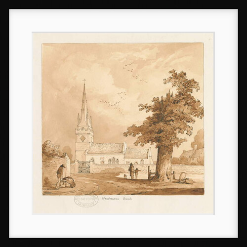 Wombourne Church by Thomas Peploe Wood