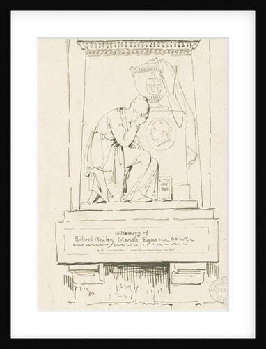 Wombourne Church - Monument to Richard Bailey Marsh by Thomas Peploe Wood