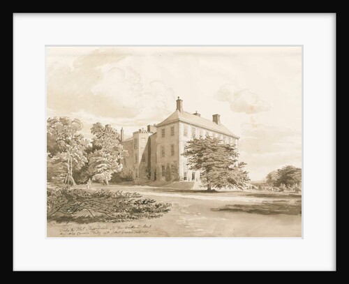 Wrottesley Hall by Cornelius Varley