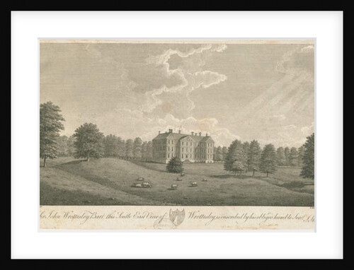 Wrottesley Hall: engraving, nd [c 1798] by Stebbing Shaw