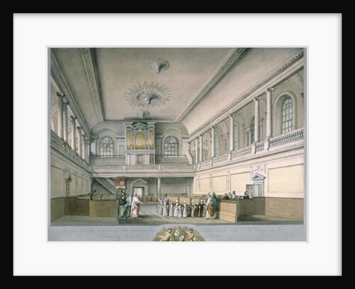 The Foundling Hospital Chapel looking West, 1773 by John Sanders