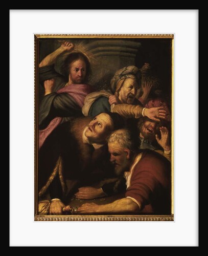 Christ Driving the Moneychangers from the Temple, 1626 by Rembrandt Harmensz. van Rijn