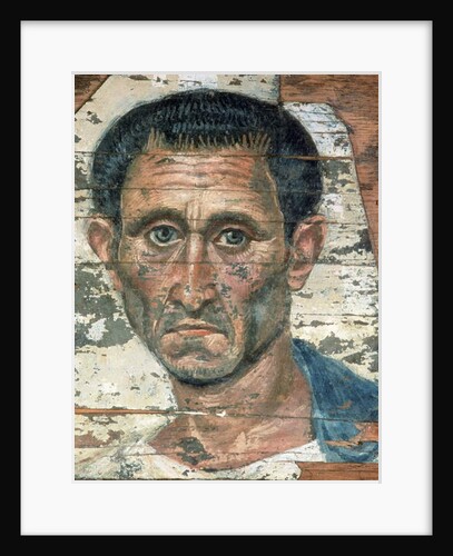 Fayum portrait of a man in a blue cloak, Trajanic, c.98-117 by Anonymous
