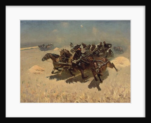 Tachanka, 1925 by Mitrofan Borisovic Grekov