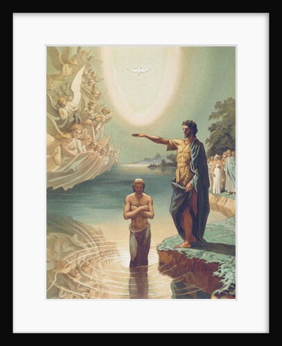The Baptism of Christ, c.1860 by Grigori Grigorevich (after) Gagarin