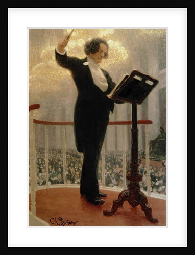 Portrait of the Russian Composer Anton Grigoryevich Rubinstein 1915 by Ilya Efimovich Repin