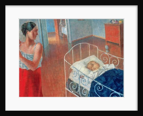 Sleeping Child, 1924 by Kuzma Sergeevich Petrov-Vodkin