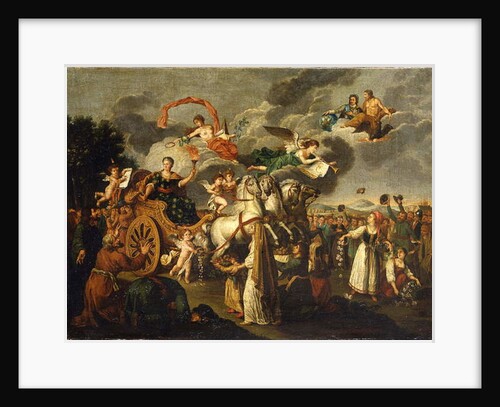 Catherine II Journeying Across Russia, 1787 by School Russian