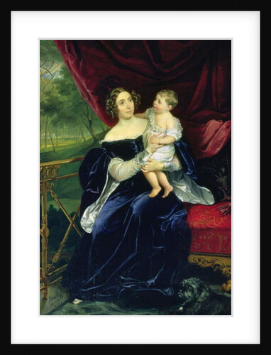 Countess Olga Ivanovna Orlov-Davydov with her daughter, 1834 by Karl Pavlovich Bryullov