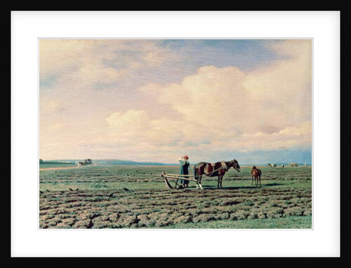 In the Field, 1872 by Mikhail Konstantinovich Klodt