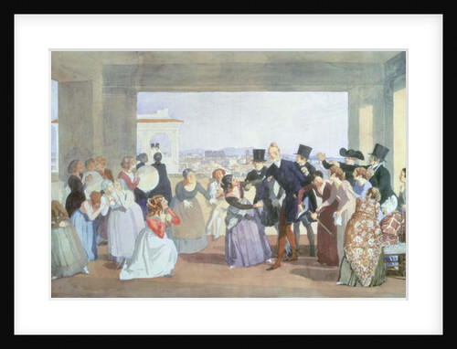 October Celebration in Rome, 1842 by Aleksandr Andreevich Ivanov