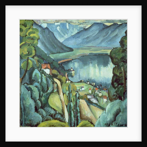 Lake Geneva, 1914 by Ilya Ivanovich Mashkov