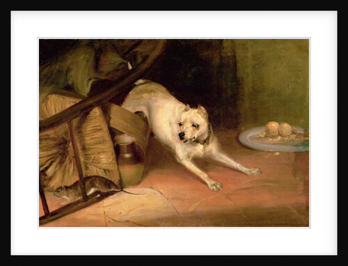 Dog Chasing a Rat by Briton Riviere