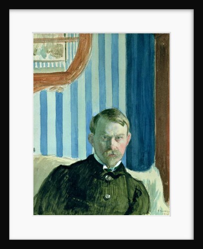 Self Portrait, 1910 by Boris Mikhailovich Kustodiev