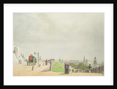 The Kremlin, Moscow, 1839 by Johann Philipp Eduard Gartner