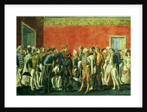 A Reception in the Embassy of Teheran, 1830s by School Russian