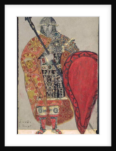 Costume design for the opera 'Prince Igor' by Aleksandr Borodin 1914 by Nicholas Roerich