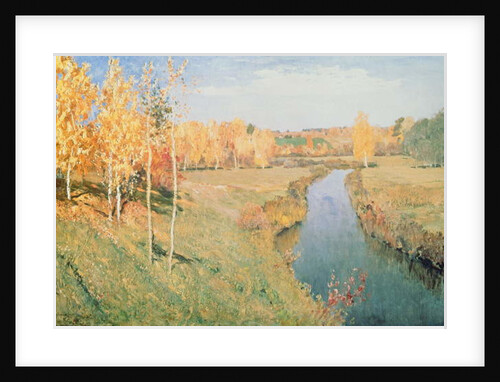 Golden Autumn, Slobodka, 1895 by Isaak Ilyich Levitan
