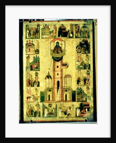 St. Simeon, 16th century by School Russian