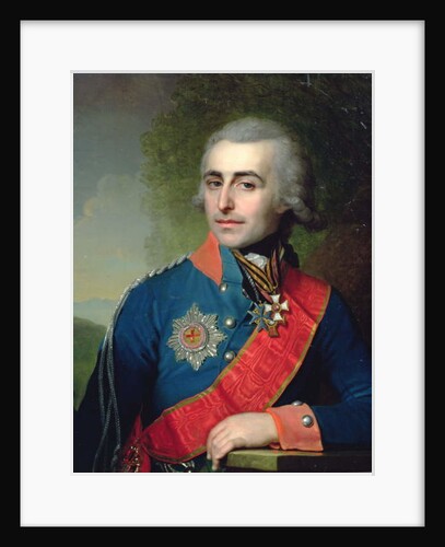 Portrait of General aide-de-camp Count Pyotr Tolstoy 1799 by Vladimir Lukich Borovikovsky