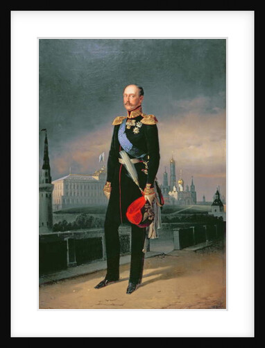Portrait of Emperor Alexander II, 1856 by G. Botmann