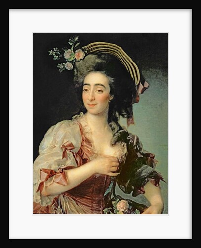 Portrait of Anna Davia-Bernucci, 1782 by Dmitri Grigor'evich Levitsky