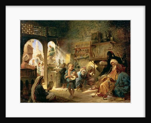 Coffee House in Cairo, 1870s by Konstantin Egorovich Makovsky