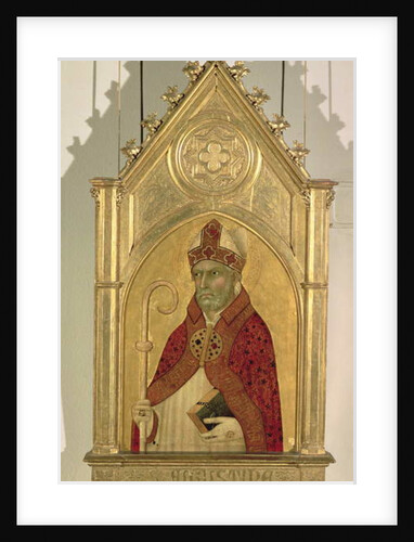Saint Augustine, 1320s by Simone Martini