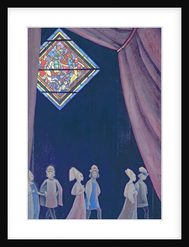 Sketch for Richard Wagner's opera 'Tristan and Isolde', 1910s by Nicholas Roerich