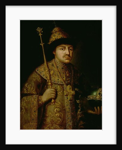Portrait of Tsar Fyodor III Alexeevich by Russian School