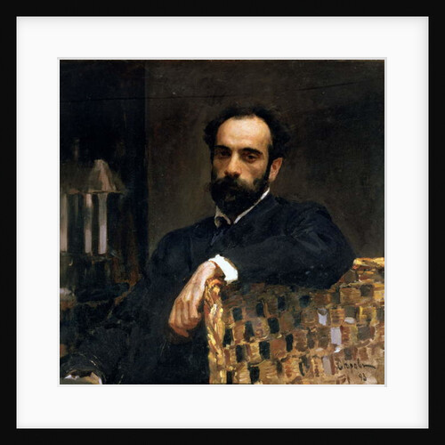 Portrait of the artist Isaak Ilyich Levitan, 1893 by Valentin Aleksandrovich Serov