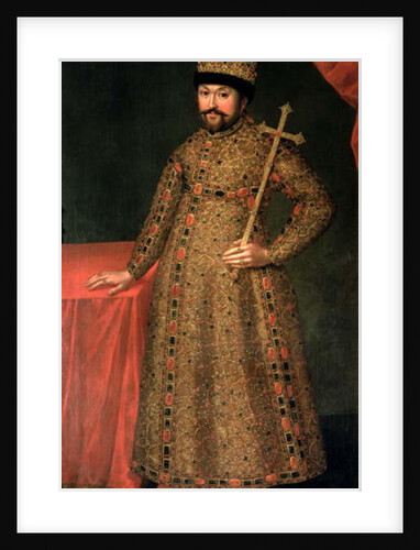 Portrait of Tsar Michael III Fyodorovich, 1728 by Johann Heinrich Wedekind