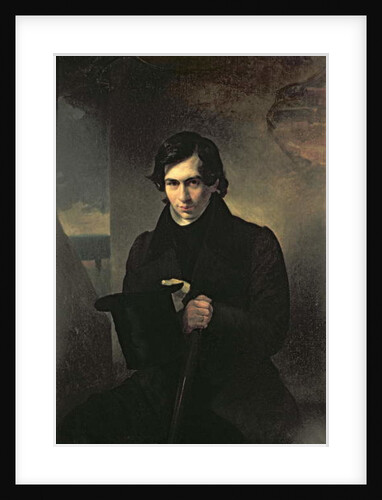 Portrait of the Russian author Nestor Kukolnik, 1836 by Aleksandr Pavlovich Bryullov
